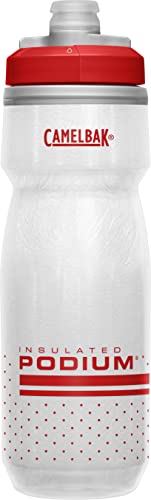 CamelBak Podium Chill Water Bottle 21oz, Fiery Red/White - color: Fiery Red/White