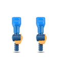 J.CARP ON-Off Switch Bite Valve Tube Nozzle Replacement for Hydration Pack Bladder - color: Straight, Pack of 2