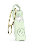 TECKNET Rechargeable Personal Safety Alarm for Women, 130dB Self Defense Keychain Alarm with SOS Strobe Light, Low Battery Notice, Personal Alarm Loud Siren Safety Keychain for Girls Kids Elderly - color: Mint