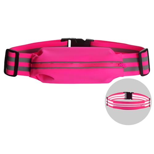 Running Belt Running Phone Belt for Women and Men Phone Holder - color: Pink