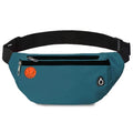 Fanny Packs for Men and Women Water-Repellent Sports Waist Pack Bag - color: 1pack-Ball Pattern Teal Blue