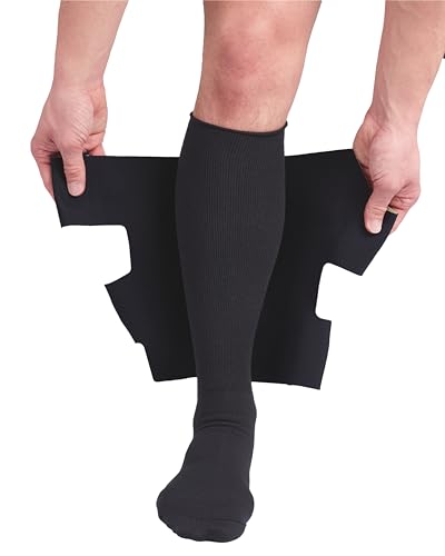 CircAid Juxtalite Adjustable Lower Leg Compression Wrap for Men & Women - color: Beige, size: Medium/Long