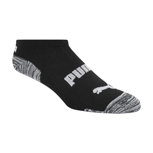 PUMA Women's Low Cut Socks (6-Pack) - color: Black/Grey