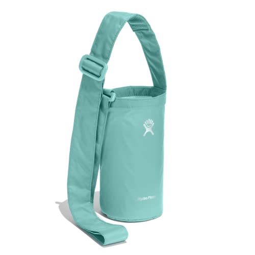 Hydro Flask Accessory Reusable Water Bottle Carrier Holder Medium Packable Bottle Sling Dew - for 32 oz and 40 oz Bottles - Adjustable, Collapsable, BPA-Free, Non-Toxic - color: Dew Blue, style: Medium