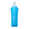 Zelvot Running Vest Collapsible Water Bottle, TPU 500ml Soft Flask (Blue) - color: Blue, size: 16.9 Ounces