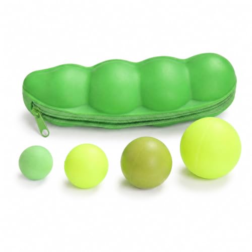 Soft & Firm Massage Lacrosse Ball Set, 4 Sizes for Myofascial Release - color: 2 Firm Green + 2 Soft Neon Lime