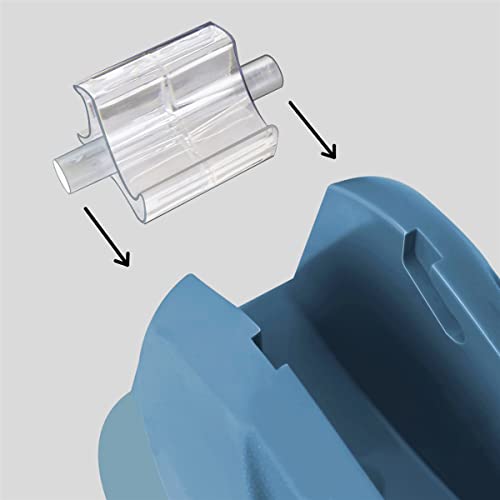 Acrimet Desktop Tape Dispenser, Premium, Non-Skid Base, Plastic, Light Blue - color: Solid Blue