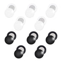 10 Pairs Magnetic Race Bib Clips - color: black + white