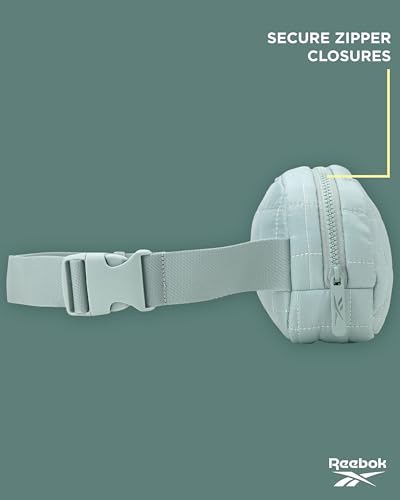 Reebok Belt Bag Fanny Pack for Women & Men, Adjustable Crossbody - color: Case Boho Sage