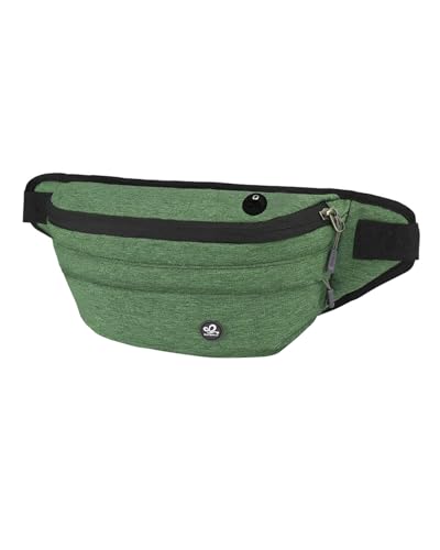 WATERFLY Fanny Pack for Men Women Water Resistant Large Hiking Waist Bag Pack Carrying All Phones for Running Walking Traveling (Green), (ONJ05) - color: Green