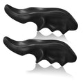 Nuanchu 2 Pcs Black Thumb Massage Tool, Deep Tissue Massager - color: Black