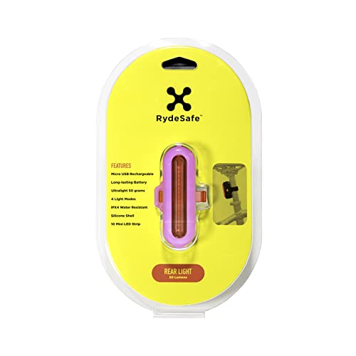 RydeSafe Bike Light - color: Pink