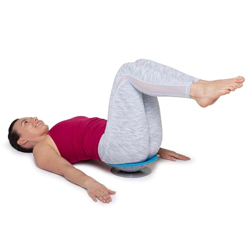 OPTP Pelvic Rocker Core Trainer, Pelvic Floor Training Disc, Blue, 3" x 11"