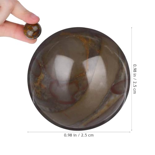 Sosoport Hand Massage Balls 2 pcs Hand Exercise Balls for Finger Stretching Palm Rolling Massage Portable Small Balls 0.98 in for Home Use and Training