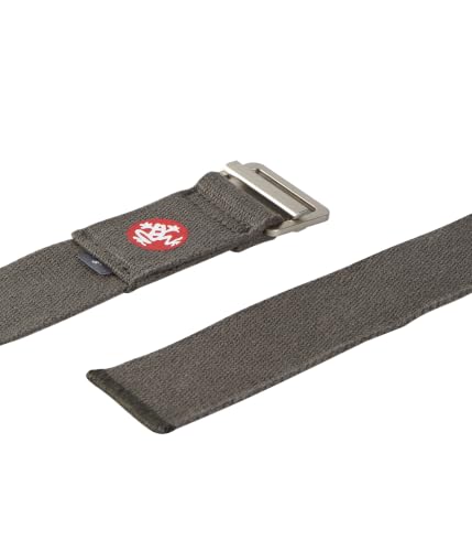 Manduka Align Yoga Strap - color: Thunder Grey, size: 8 Feet