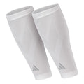 adidas Aeroready Compression Calf Sleeves, Lightweight, Moisture-Wicking Calf Compression Sleeves - color: White V1