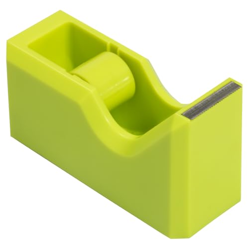 JAM PAPER Colorful Desk Tape Dispensers - Green - 3/Pack - color: Lime Green, size: Pack of 3