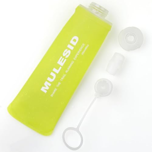 Soft Flask Running Bottles Collapsible Water Bottle Foldable for Traveling Running Vest Collapse Hydration TPU 250ml 500ml for Runner (250ml-1pcs) - color: 250ml-1pcs