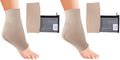 CRS Cross Achilles Heel Gel Sleeves for Skating, Hockey. Pair, X-Large (Pack of 2) - size: X-Large (Pack of 2)