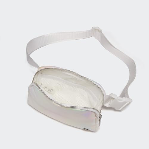 Pander Crossbody Belt Bag for Women and Men, Travel and Everyday Use - color: Iridescent