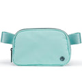 Pander Crossbody Belt Bag for Women and Men, Travel and Everyday Use - color: Pale Turquoise