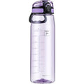 Fanhaw 32 oz Clear Plastic Water Bottle, Chug Lid, Amethyst - color: Amethyst