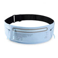 Running Belt Fanny Pack Men Women, Slim No-Bounce Waterproof Phone Holder - color: Blue