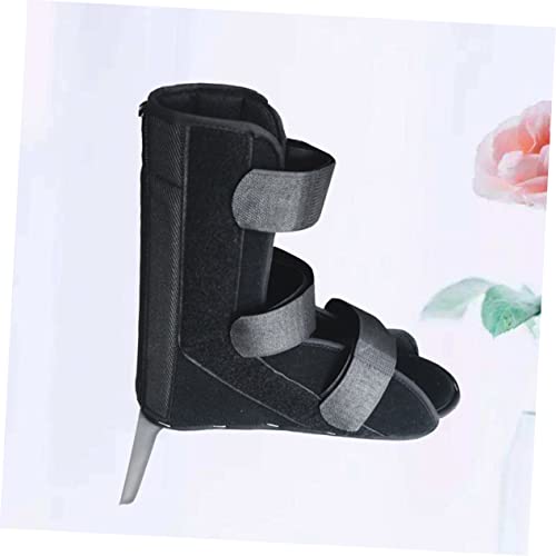 Beavorty Breathable Ankle Stabiliser Boot for Foot Sprains s Anti-rotation Design Comfortable Suitable for Ankle Rehabilitation and Foot Correction Black