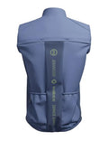 INBIKE Unisex Cycling Vest Windproof Lightweight Sleeveless Jacket - color: Blue, size: X-Large
