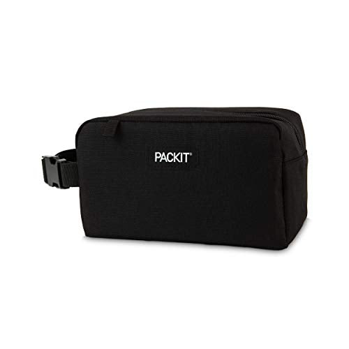 PackIt Freezable Snack Box, Black - color: Black, size: Medium