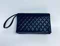 Clutch Purse With Flask (Black), Holds 26 oz (800 ml), Handbag Wine Bag for Women - color: Black
