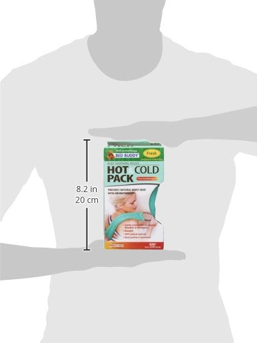 Bed Buddy Aromatherapy Heat Pad and Cooling Neck Wrap - Microwave Heating Pad for Sore Muscles - Cold Wrap Pack for Aches and Pain, Eucalyptus Scent
