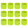 Soccer Captain Armband Elastic Wrist Arm Bands Adjustable Player Team Leader Anti-Slip Badge Sports Accessories - color: Fluorescent Yellow