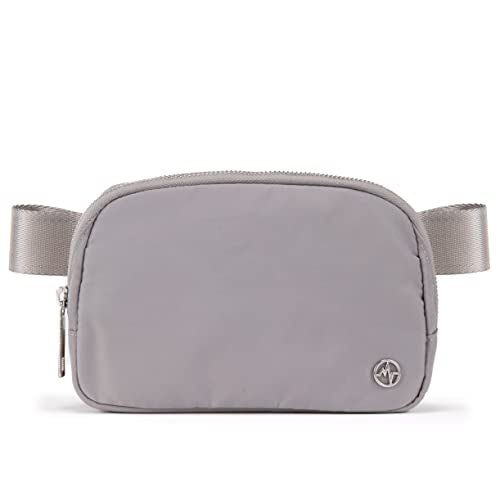 Pander Crossbody Belt Bag for Women and Men, Travel and Everyday Use - color: Light Grey