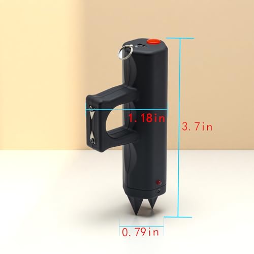 MYSKYMEST Stun Gun with Personal Security Alarm for Women