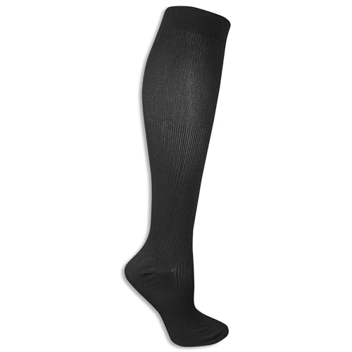 Dr. Scholl's Women's Graduated Compression Knee High Socks - color: Black (2 Pairs), size: 4-10