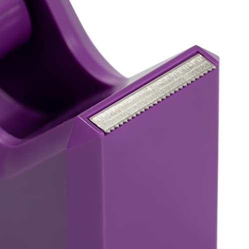 JAM PAPER Colorful Desk Tape Dispensers - Purple - Sold Individually - color: Purple, size: Pack of 1