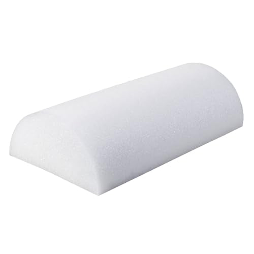 BodySport Half Foam Roller, 6 x 12 in - Half-Round Foam Roller for Stretching, Balance, Positioning and Physical Therapy Exercises - size: Half 6 x 12 in