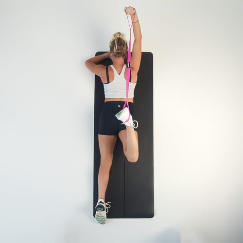 Myosource Kinetic Bands Cheerleading Flexibility Stunt Strap - Improve Stretching and Stunts for Cheer Dance Gymnastics & Physical Therapy – Stocking Stuffers Present for Kids Girls Adults - 12 Colors - color: Navy