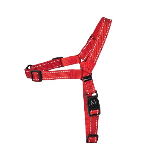ShawnCo Dream Walk Pro No-Pull Dog Harness (Mustang Red, Medium) - color: Mustang Red, size: Medium