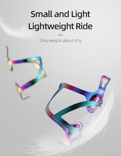 Aluminum Bike Water Bottle Holder, Water Bottle Cages for Bike (Multicolor) - color: Multicolor