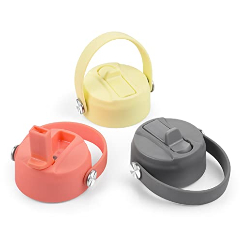 Hydro Flask Wide Mouth Straw Lid, Replacement Cap for 12-40 oz, Pineapple - color: Pineapple