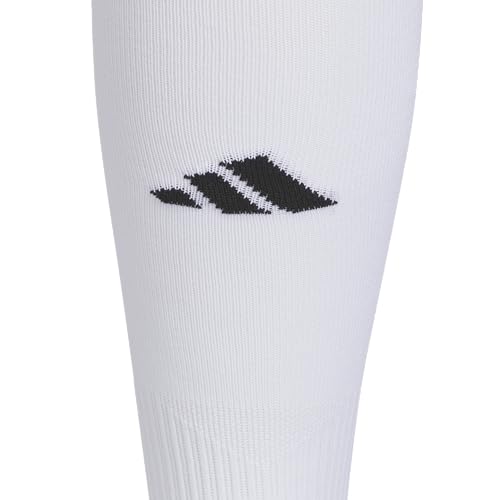 adidas Metro Soccer Socks or Calf Sleeves 1 Pair - color: White/Black/Calf Sleeve, size: Large, style: Calf Sleeve