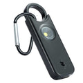 TIPSEAN Personal Safety Alarm - 135dB Ultra Loud Siren with LED Strobe Light, USB-C Rechargeable, Compact Keychain Alarm for Women/Men, Emergency Flashlight & Vibration Alert(Black) - color: Black