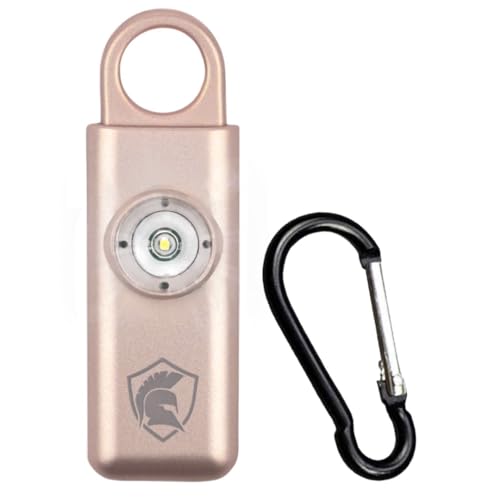 The Original Personal Safety Alarm for Women - Loud Siren, Strobe Light and Key Chain 2.0 Version (Rose Gold) - color: Rose Gold