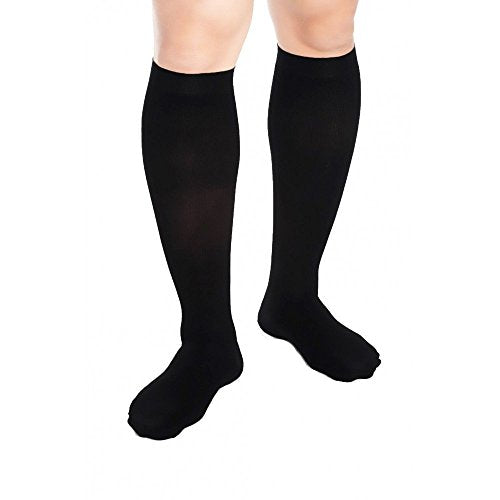 Compression Graduated 10-20 mmHg Socks (3 Pair) Support Recovery Stockings Feet Foot Calf Ankle Pain and Aches