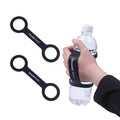 2 Pack Silicone Universal Cuff,Assistive Hand Grip Holder for Special Needs,Mobility Daily Living Aid, Therapy - color: BLACK