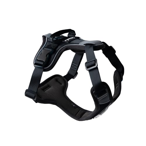 ShawnCo Basecamp Dog Harness, No-Pull Pet Vest (Midnight,S) - color: Midnight, size: S