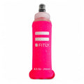 FITLY Soft Flask Running Water Bottle - Collapsible Hydration Flask - color: Pink, size: 8.5 Ounces