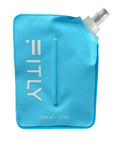 FITLY 500ml Soft Flask with Hydration Tube - Collapsible Water Bladder